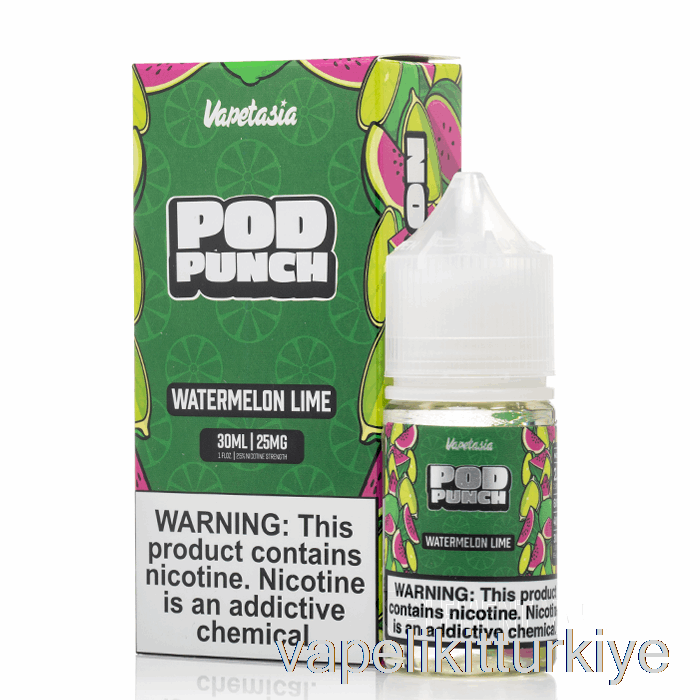 Vape Pen Vape Mate Karpuz Limonu - Vapetasia Pod Punch Tuzları - 30ml 25mg